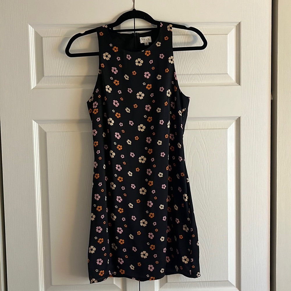 Le Lis floral print sleeveless silky dress - Small